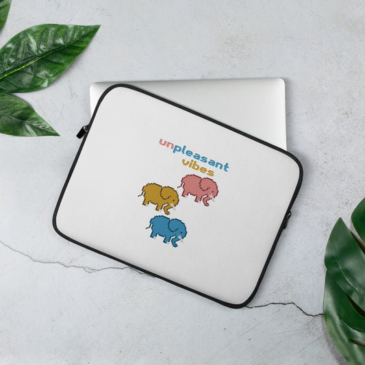 Unpleasant Vibes Laptop Sleeve